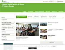 Tablet Screenshot of elvedat.escolateresiana.com